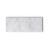 LOMA - Handcrafted Italian Carrara White Marble Rectangular Platter S - 9.8 x 3.9 in
