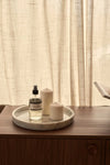 VARRO - Handcrafted Italian Carrara White Marble Round Tray - Ø11.8 in