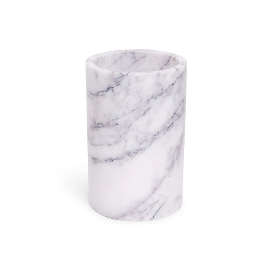 MILO - Handcrafted Italian Lilac Marble Wine Cooler - Ø4.7 x 7.1 in