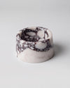 BONO - Handcrafted Italian Calacatta Viola Marble Dog Bowl - Ø7.5 x H3.9 in