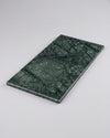 LOMA - Handcrafted Indian Green Marble Rectangular Platter L - 15.7 x 7.9 in