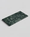 LOMA - Handcrafted Indian Green Marble Rectangular Platter M - 11.8 x 5.9 in