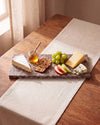 LOMA - Handcrafted Spanish Dark Emperador Marble Rectangular Platter S - 9.8 x 3.9 in