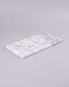 LOMA - Handcrafted Turkish Lilac Marble Rectangular Platter M - 11.8 x 5.9 in
