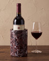 MILO - Handcrafted Turkish Rosa Levanto Marble Wine Cooler - Ø4.7 x 7.1 in