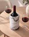 MILO - Handcrafted Italian Lilac Marble Wine Cooler - Ø4.7 x 7.1 in