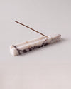 MOKU - Handcrafted Italian Calacatta Viola Marble Incense Holder - 9.8 x 1.2 in