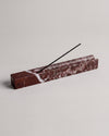 MOKU - Handcrafted Turkish Rosa Levanto Marble Incense Holder - 9.8 x 1.2 in