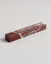 MOKU - Handcrafted Turkish Rosa Levanto Marble Incense Holder - 9.8 x 1.2 in