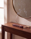 MOKU - Handcrafted Turkish Rosa Levanto Marble Incense Holder - 9.8 x 1.2 in