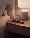 MOKU - Handcrafted Turkish Rosa Levanto Marble Incense Holder - 9.8 x 1.2 in