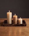 NAMI - Handcrafted Spanish Dark Emperador Marble Rectangular Tray - 11.8 x 5.9 in