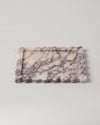 ONDA - Handcrafted Italian Calacatta Viola Marble Scalloped Tray - 10.6 x 7.9 in