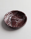 ONDO - Handcrafted Turkish Rosa Levanto Marble Round Bowl - 9.8 x 1.8 in