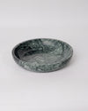ONDO - Handcrafted Indian Green Marble Round Bowl - 9.8 x 1.8 in