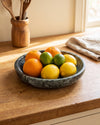 ONDO - Handcrafted Indian Green Marble Round Bowl - 9.8 x 1.8 in
