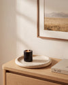 SOKI - Handcrafted Chinese Nero Marquina Marble Tealight Holder M - Ø2.4 x 2.8 in
