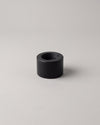 SOKI - Handcrafted Chinese Nero Marquina Marble Tealight Holder S - Ø2.4 x 1.6 in