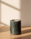 SOKI - Handcrafted Indian India Green Marble Tealight Holder M - Ø2.4 x 2.8 in