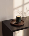 SOKI - Handcrafted Indian India Green Marble Tealight Holder M - Ø2.4 x 2.8 in