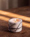 SOKI - Handcrafted Italian Lilac Marble Tealight Holder S - Ø2.4 x 1.6 in
