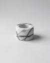 SOKI - Handcrafted Italian Lilac Marble Tealight Holder S - Ø2.4 x 1.6 in