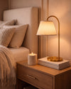 SOKI - Handcrafted Turkish Beige Travertine Tealight Holder M - Ø2.4 x 2.8 in