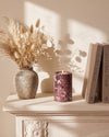 SOKI - Handcrafted Turkish Rosa Levanto Marble Tealight Holder L - Ø2.4 x 3.9 in