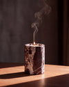 SOKI - Handcrafted Turkish Rosa Levanto Marble Tealight Holder M - Ø2.4 x 2.8 in