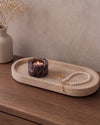 SOKI - Handcrafted Turkish Rosa Levanto Marble Tealight Holder S - Ø2.4 x 1.6 in