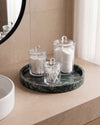 VARRO - Handcrafted Indian Green Marble Round Tray - Ø11.8 in
